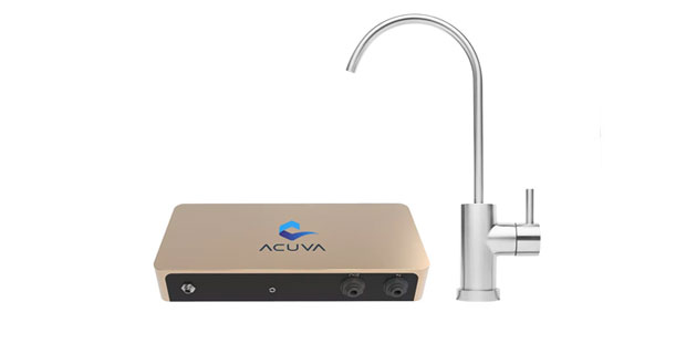 image of an acuva LED water filtration system for a yacht or boat